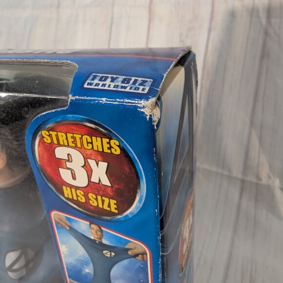 Fantastic 4 Super Stretch Mr. Fantastic Action Figure Toy Biz New in Box - Picture 4 of 15